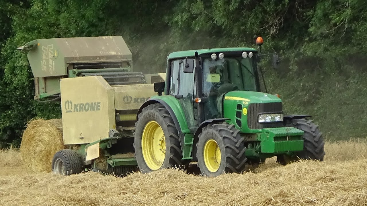 Harvest 2019 - Baling Straw with John Deere & Krone