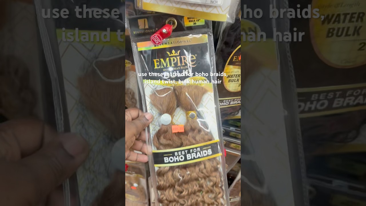 What hair to use for boho braids/ island twist- bulk human hair