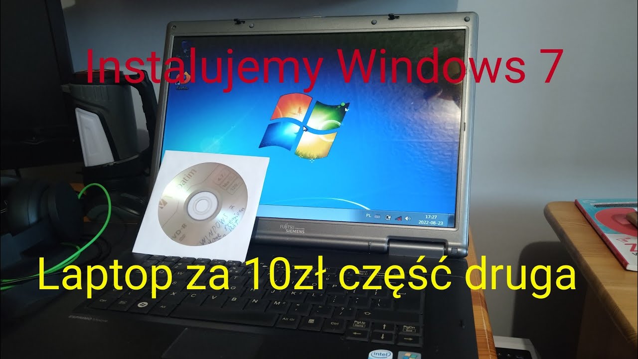 Laptop za 10 zł Instalacja windows 7 | próba instalacji windows vista