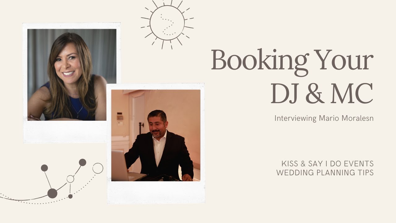Tips to pick your wedding DJ & MC