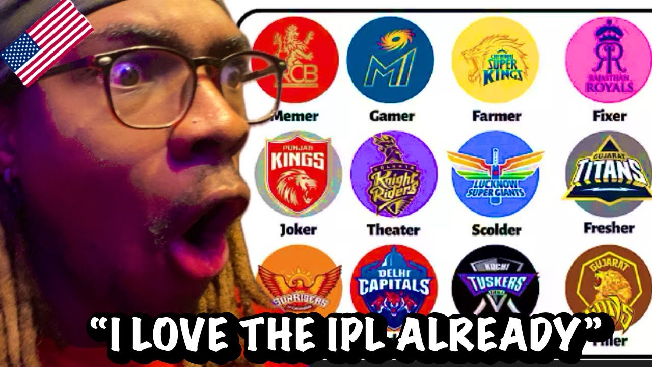 AMERICAN Tries to Understand Every IPL Team for the FIRST TIME… This League Is INSANE 😳🔥