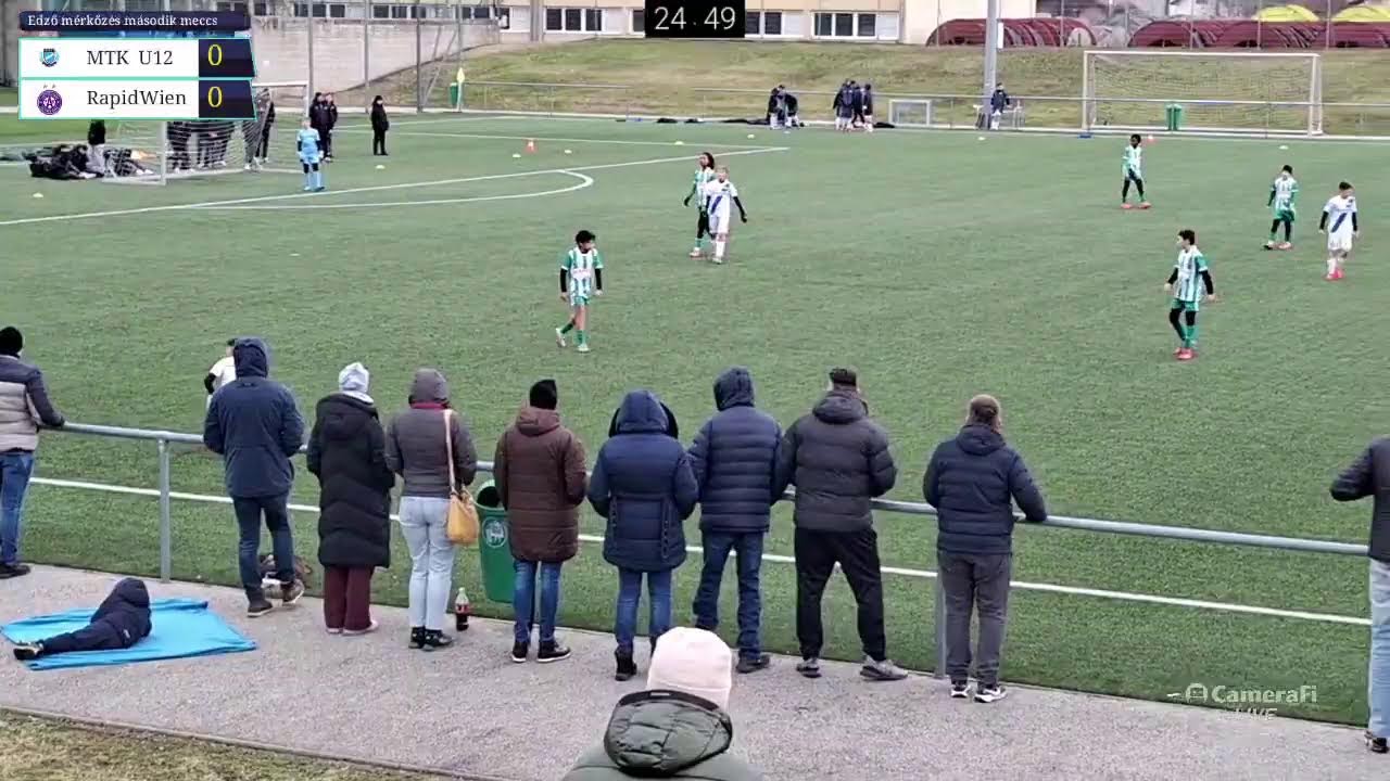 2026.02.14. MTK U12 - Rapid Wien U12   edző meccs második találkozó