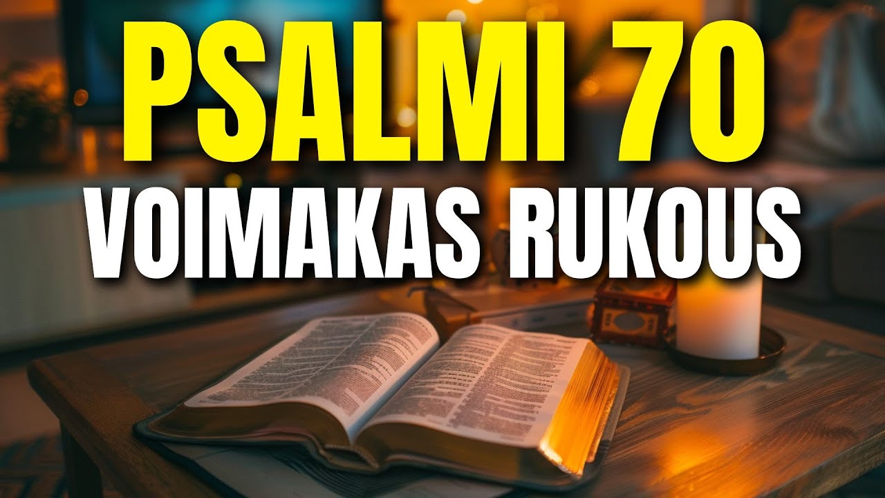 Psalmi 70 | Rukous sinulle, joka tarvitset apua juuri nyt
