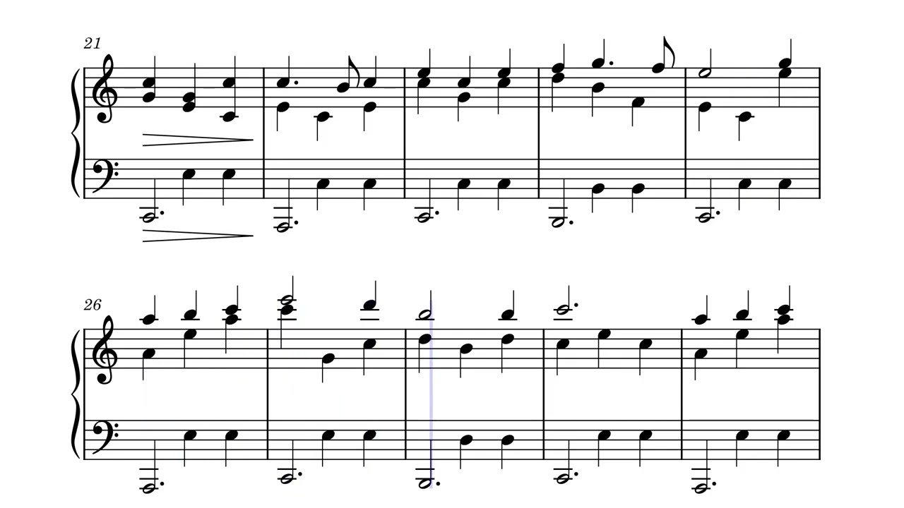 Waltz no. 1 for piano in A minor