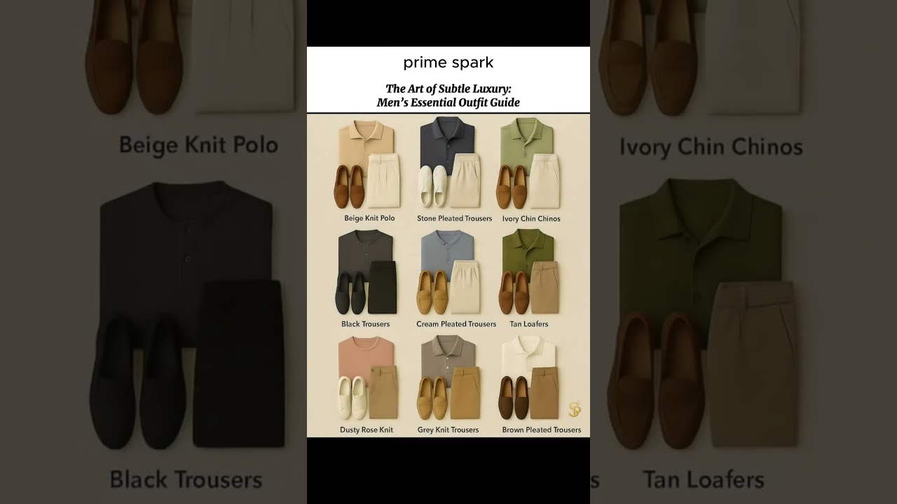 The Art of Subtle Luxury | Men’s Outfit Guide for Classy Style ✨👔 