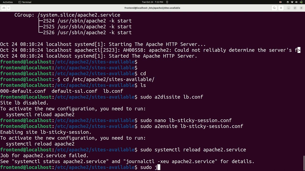 Load Balancing with Sticky Sessions