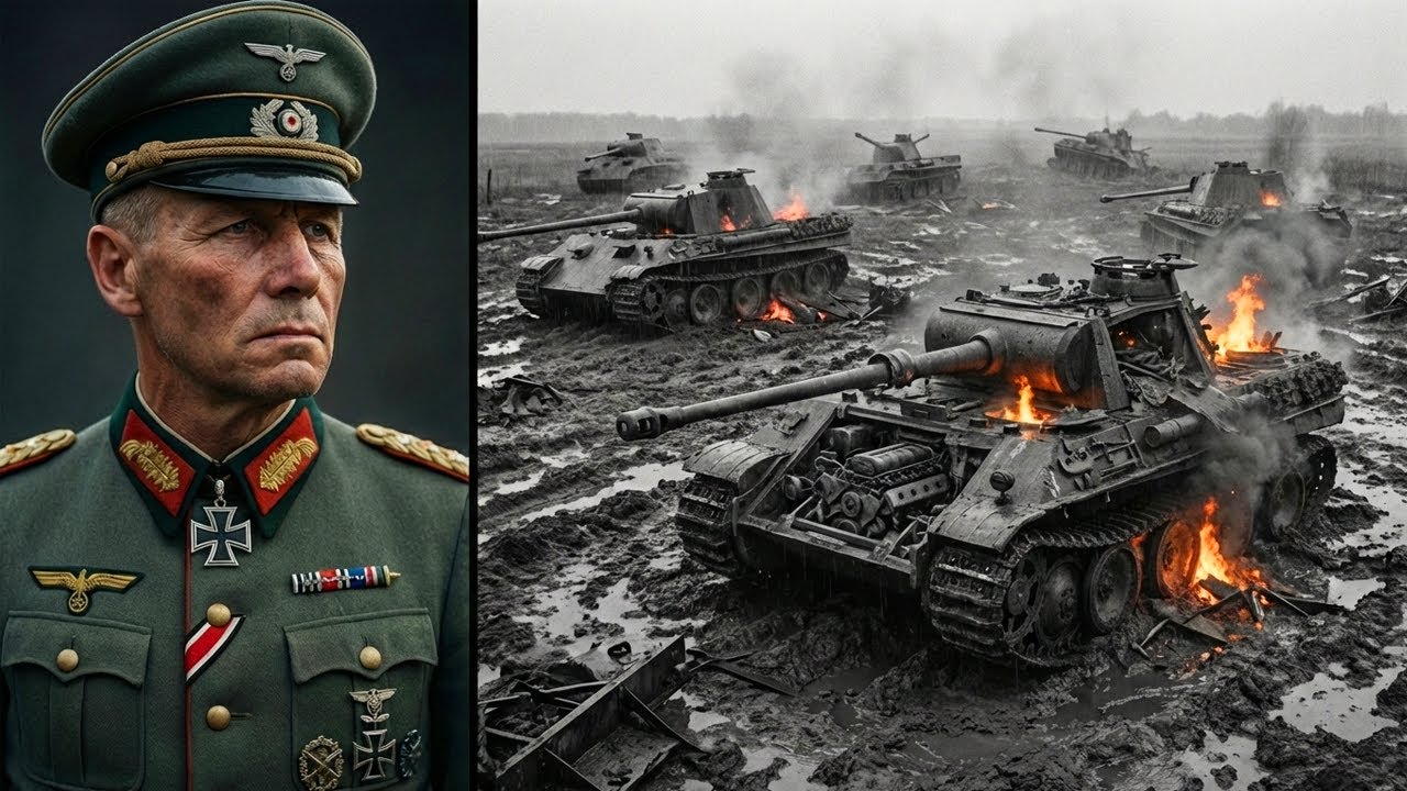 German General Sent 78 Brand New Panthers to Stop Canadians... 7 Came Back