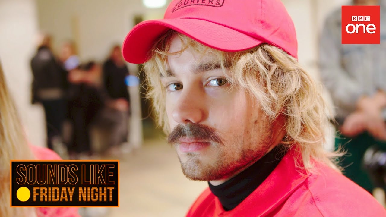 Delivery man Liam Payne sings in an elevator - Sounds Like Friday Night - BBC