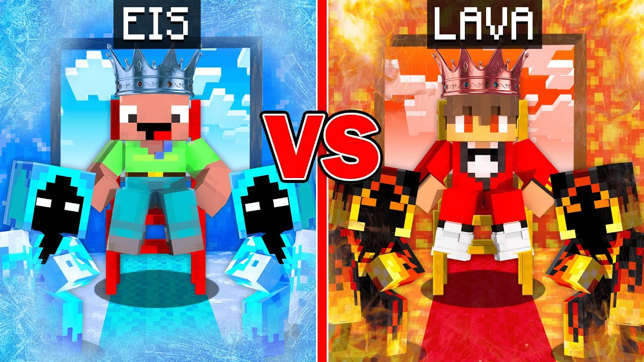 Billy EIS vs Semlaki LAVA K&ouml;nig &Uuml;berleben Battle in Minecraft!