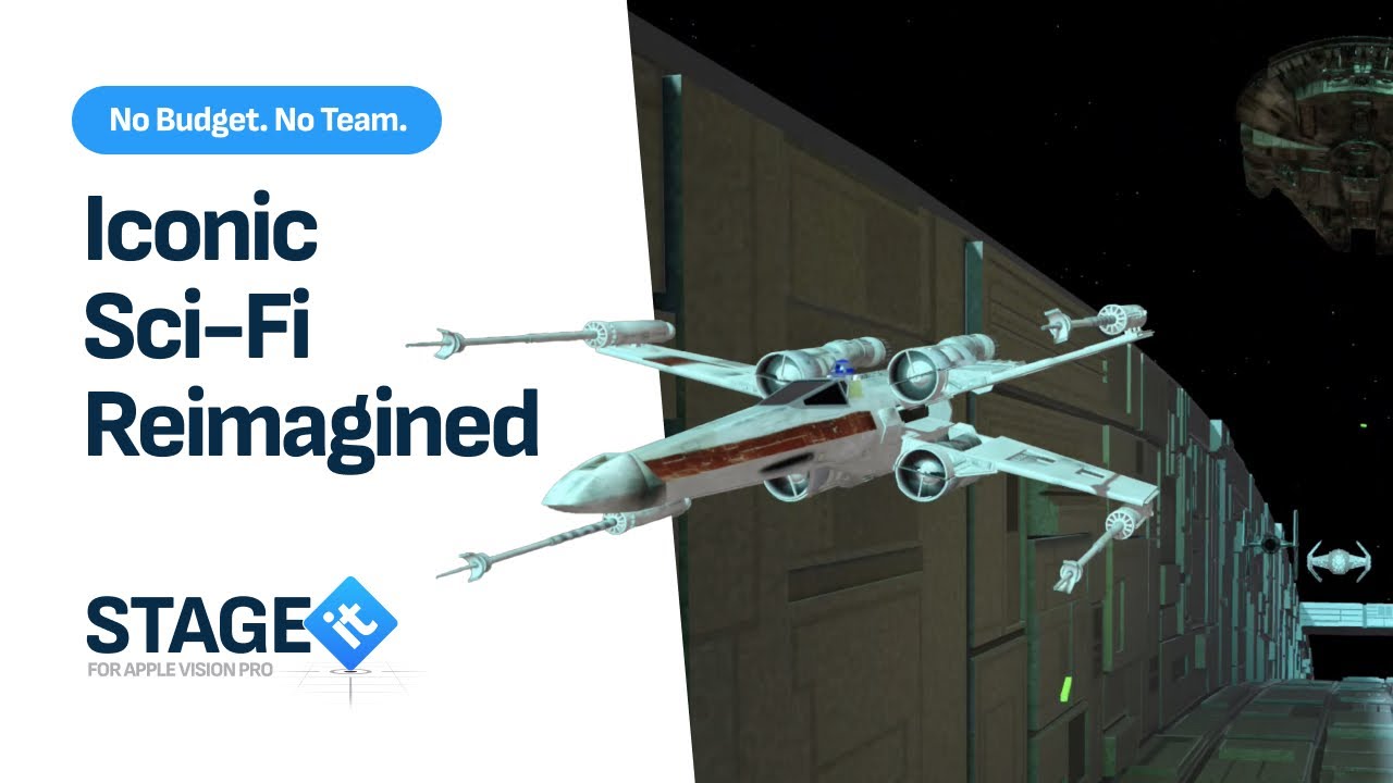 Experiencing this iconic Star Wars scene on the Apple Vision Pro