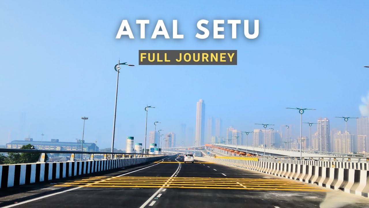 Mumbai Transharbour Link Atal Setu Full Journey | Chirle to Sewri End To End Drive