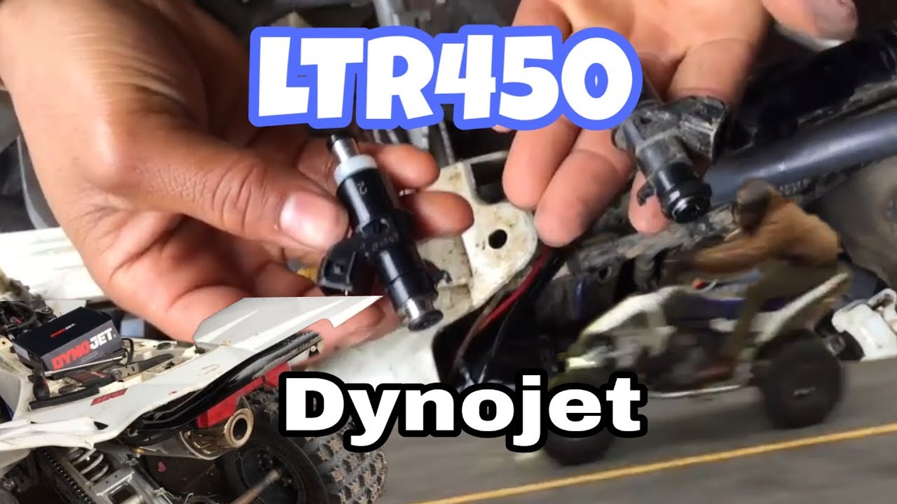 Suzuki LTR 450 Power Commander V and fuel injector installment