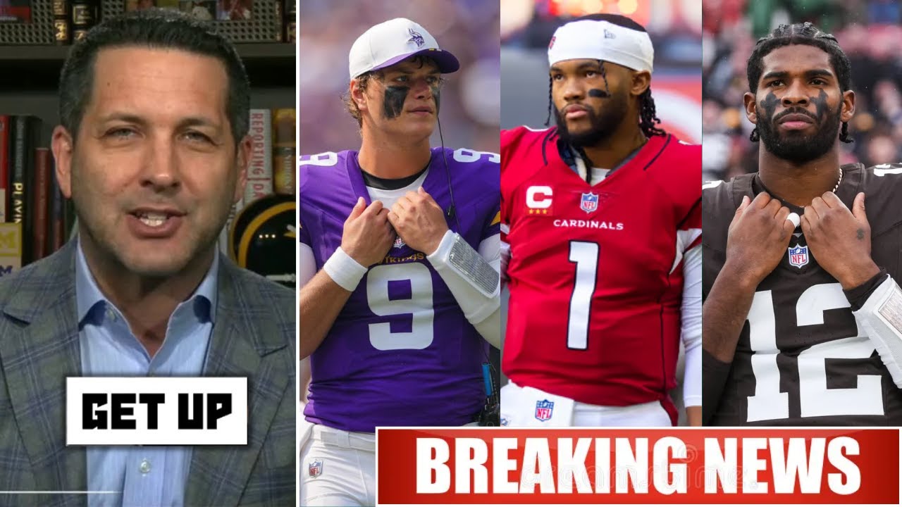 GET UP | Adam Schefter update: Kyler Murray to Jets, JJ McCarthy is Vikings QB1, Shedeur not yet