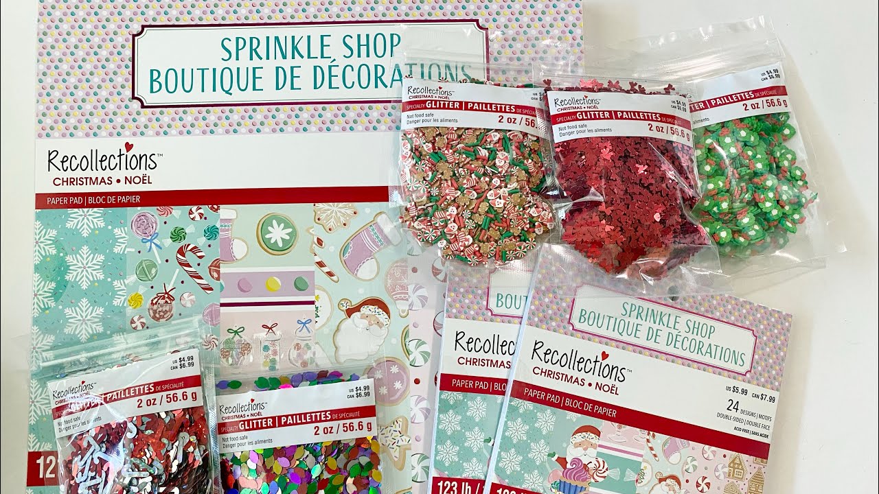 New Christmas paper crafts at Michaels!