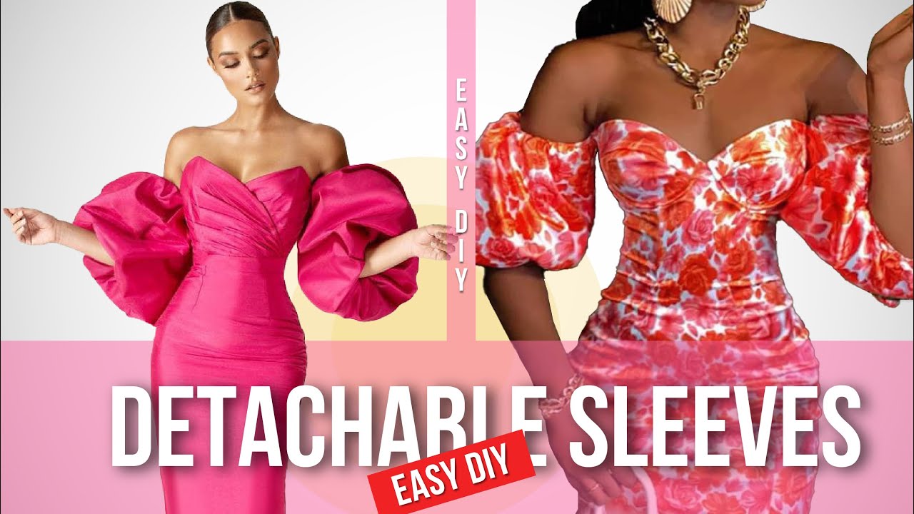 DETACHABLE SLEEVES DIY | PUFF SLEEVES Tutorial