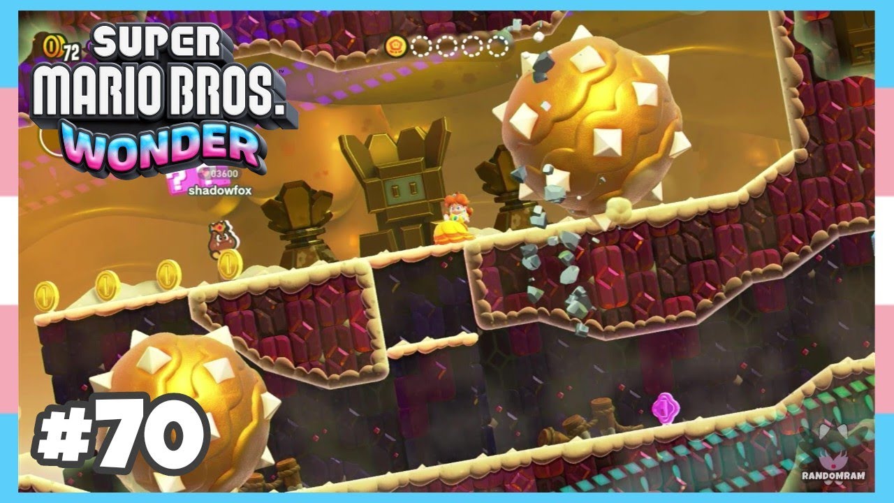 *Question Mark Block Door Guide* World 4 - Rolling-Ball Hall *Completed* In Super Mario Wonder #70