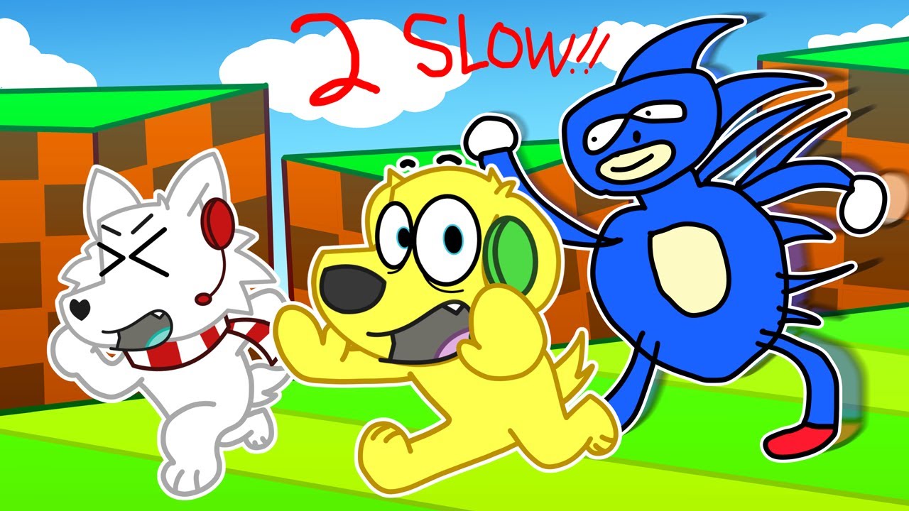 БЕГИТЕ ОТ САНИКА!! ROBLOX SANIC CHASE