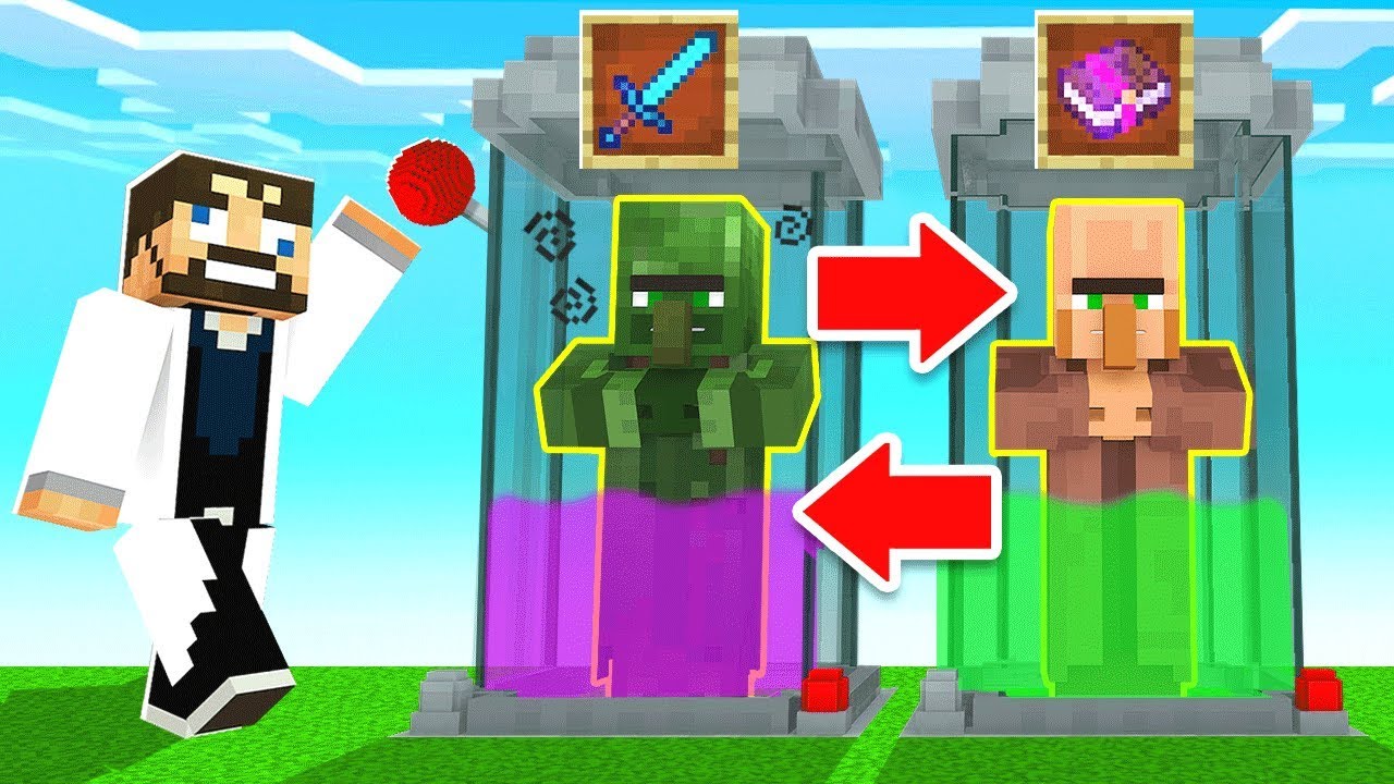 DID YOU KNOW you can trade with ZOMBIES!? (Minecraft)
