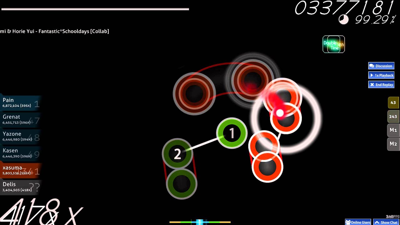 Osu! - Shimoda Asami - Fantastic Schooldays [Collab][HDDT][by Delis]
