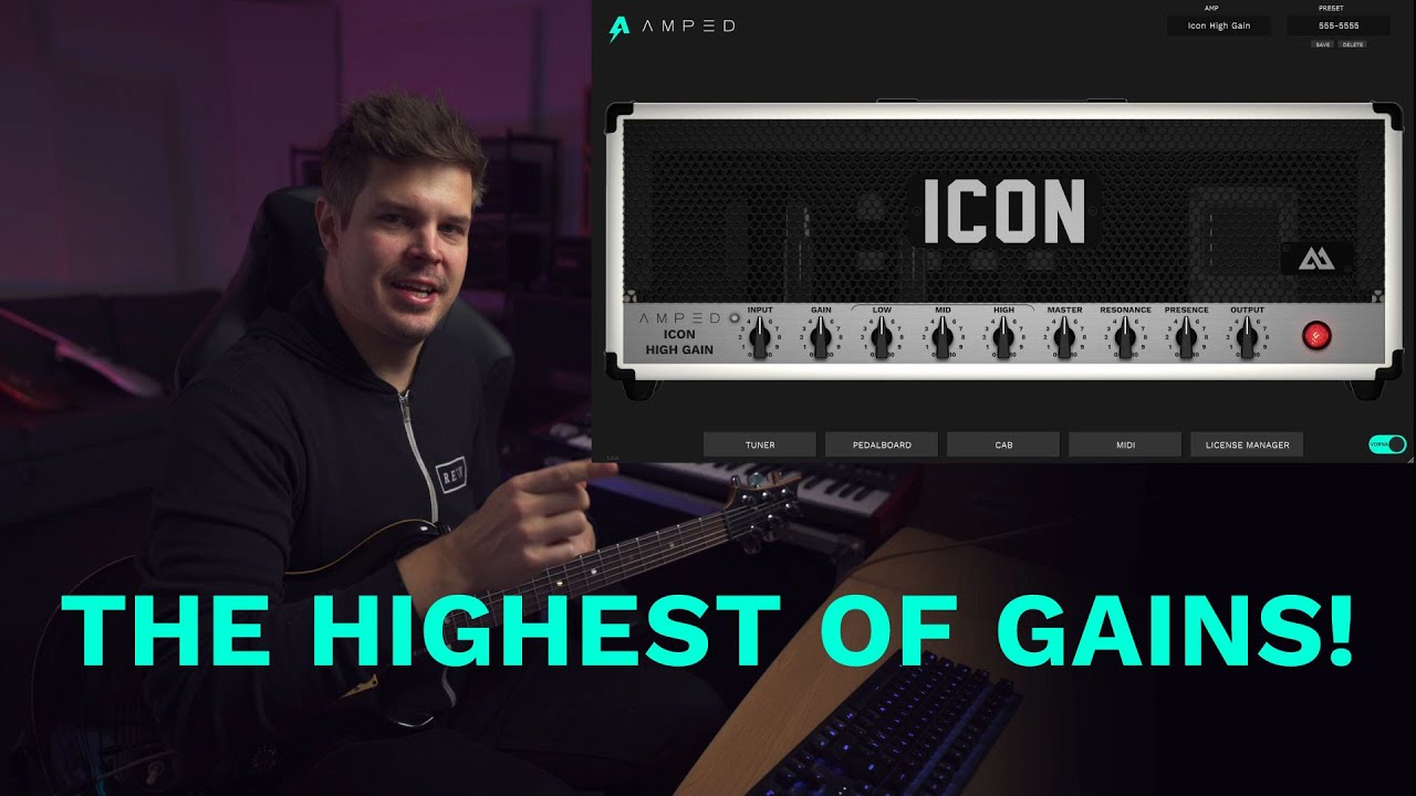 Amped ICON - Clean, Overdrive, High Gain & Burn
