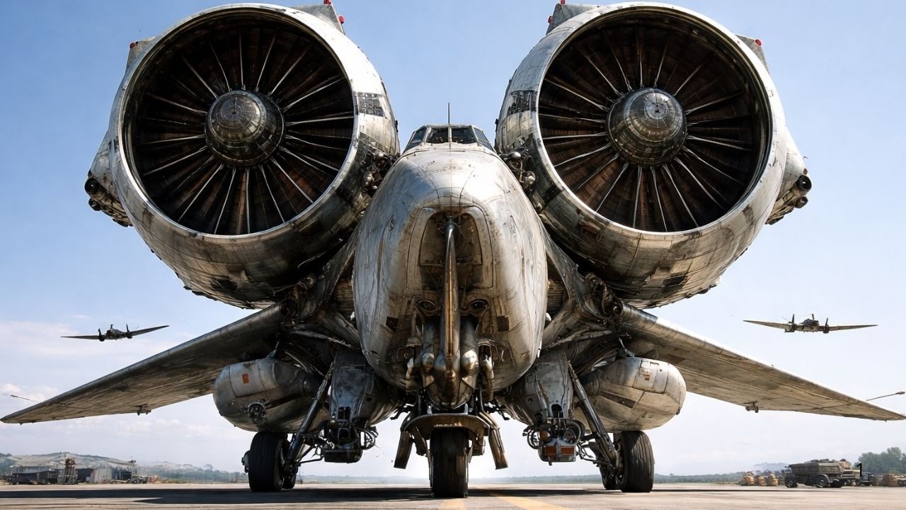 El avión gigante nazi usado en 1943 en misiones casi suicidas en la Segunda Guerra Mundial