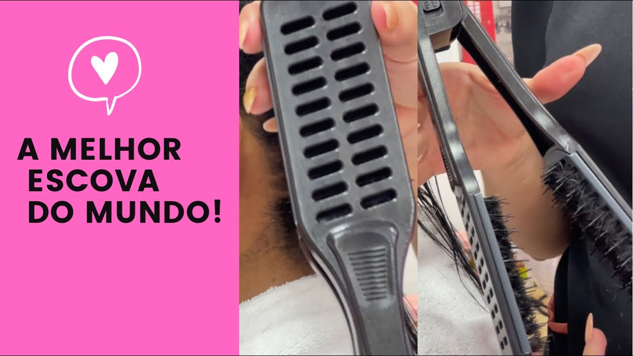 Como escovar cabelo crespo usando essa escova | dicas | preço |
