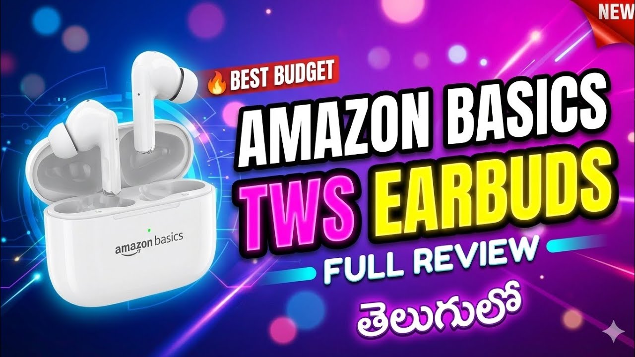 Amazon basics TWS earbuds full review in telugu | budget earbuds under 1000 | pardhu tech vlogs