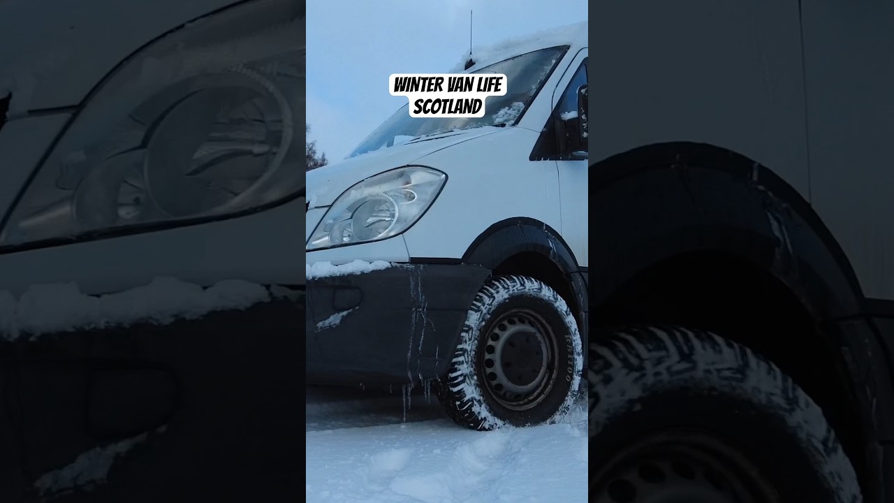 WINTER VAN LIFE SCOTLAND #vanlifeuk #wintervanlife