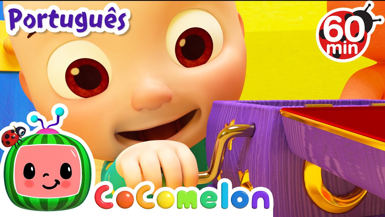 CoComelon em Português | Cabeça, ombros, joelhos e pés | Compilação de Desenhos Animados