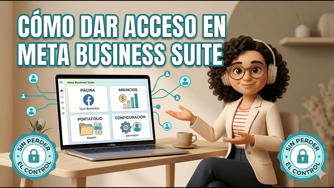 Cómo Dar Acceso en Meta Business Suite 2026 | Permisos, Cuenta Publicitaria y Portafolio