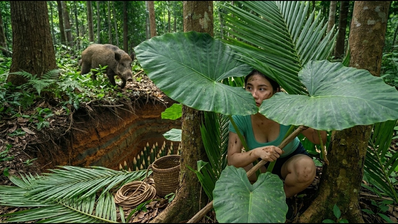 A Wild Boar Falls Into The Trap – Just When Joy Begins, An Unexpected Danger Strikes Hard