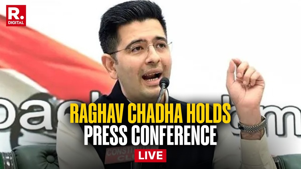 LIVE: BJP Leader & Rajya Sabha MP Raghav Chadha Briefs Press After Meeting With President Murmu |AAP