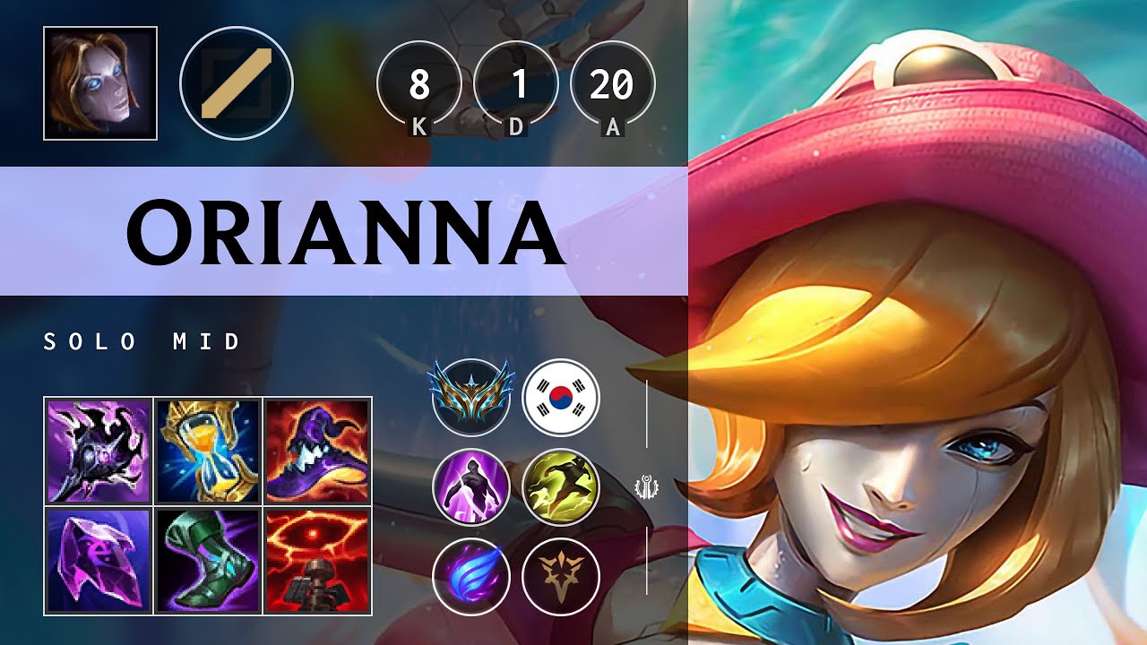 Orianna Mid vs Taliyah - KR Challenger Patch 25.15