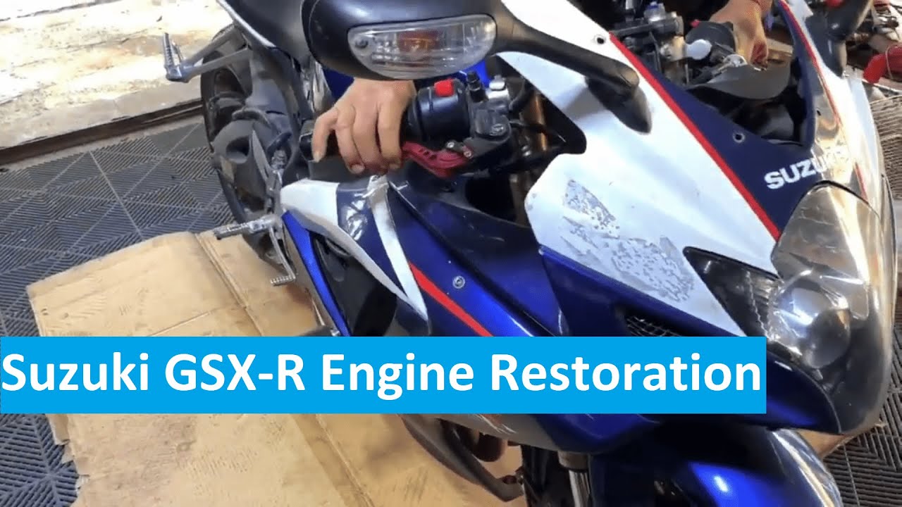 Реставрация двигателя Suzuki GSX-R.