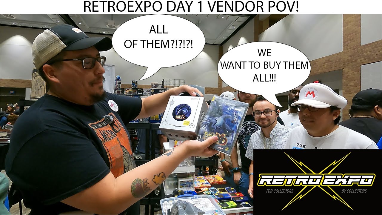 WE SOLD 3 POKEMON GRAIL GAMES IN UNDER 30 MINS! RETRO EXPO DAY 1 VENDOR POV