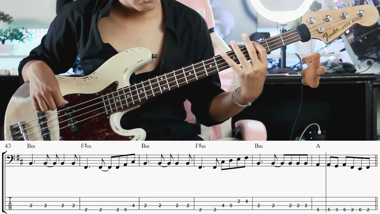 บุษบา - เมนทอล  | BASS COVER | Note + Tap By Koon Non