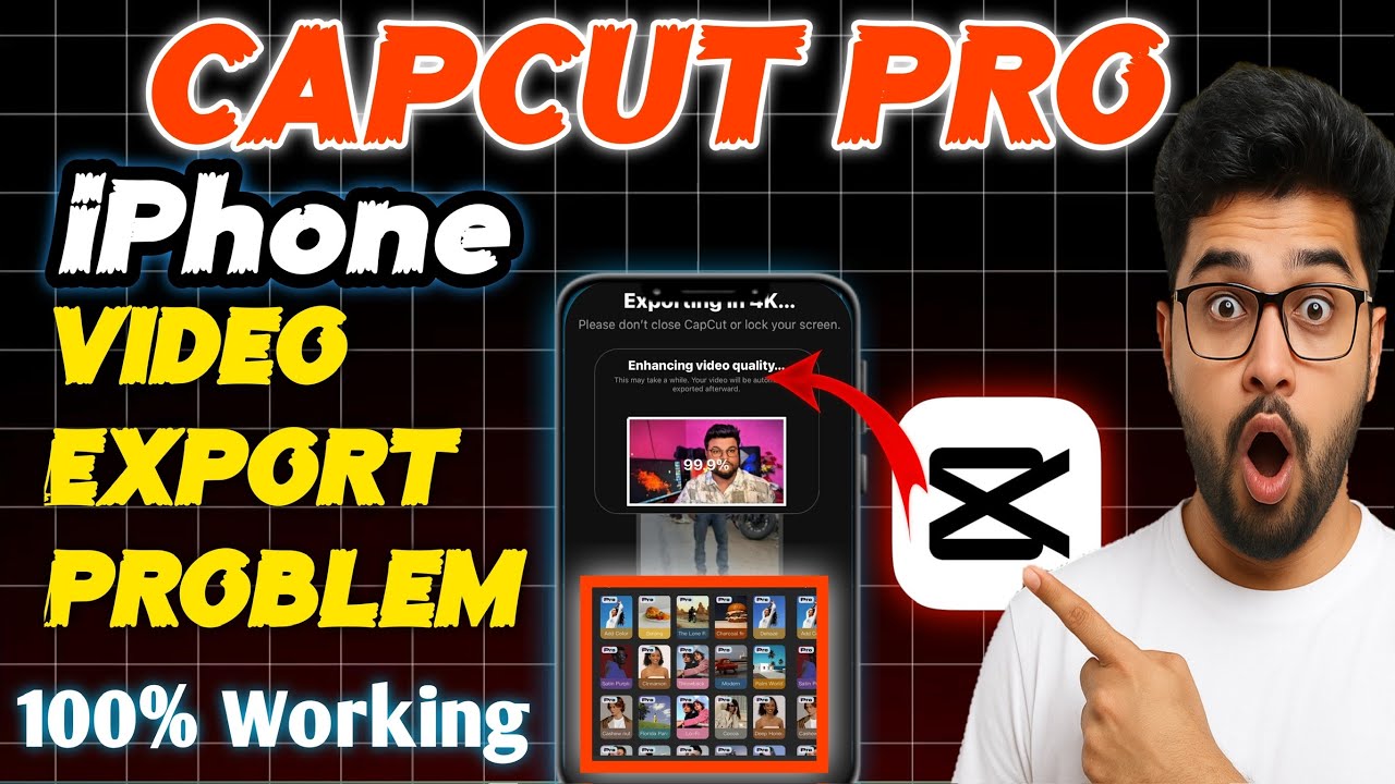 Capcut pro Video Export Nahi Ho Raha | iPhone Capcut Template Problem | Capcut Video Export Problem 