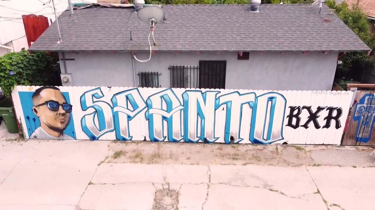 RIP Spanto Born x Raised Mural in Venice