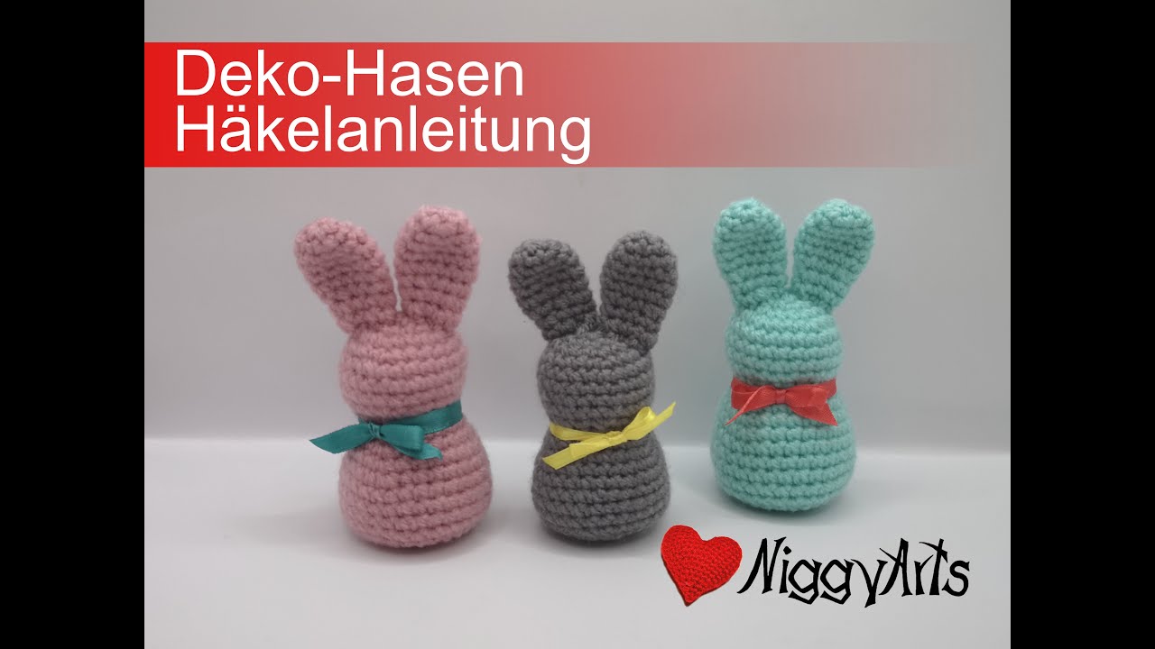 Häkelanleitung Deko-Hase für Anfänger