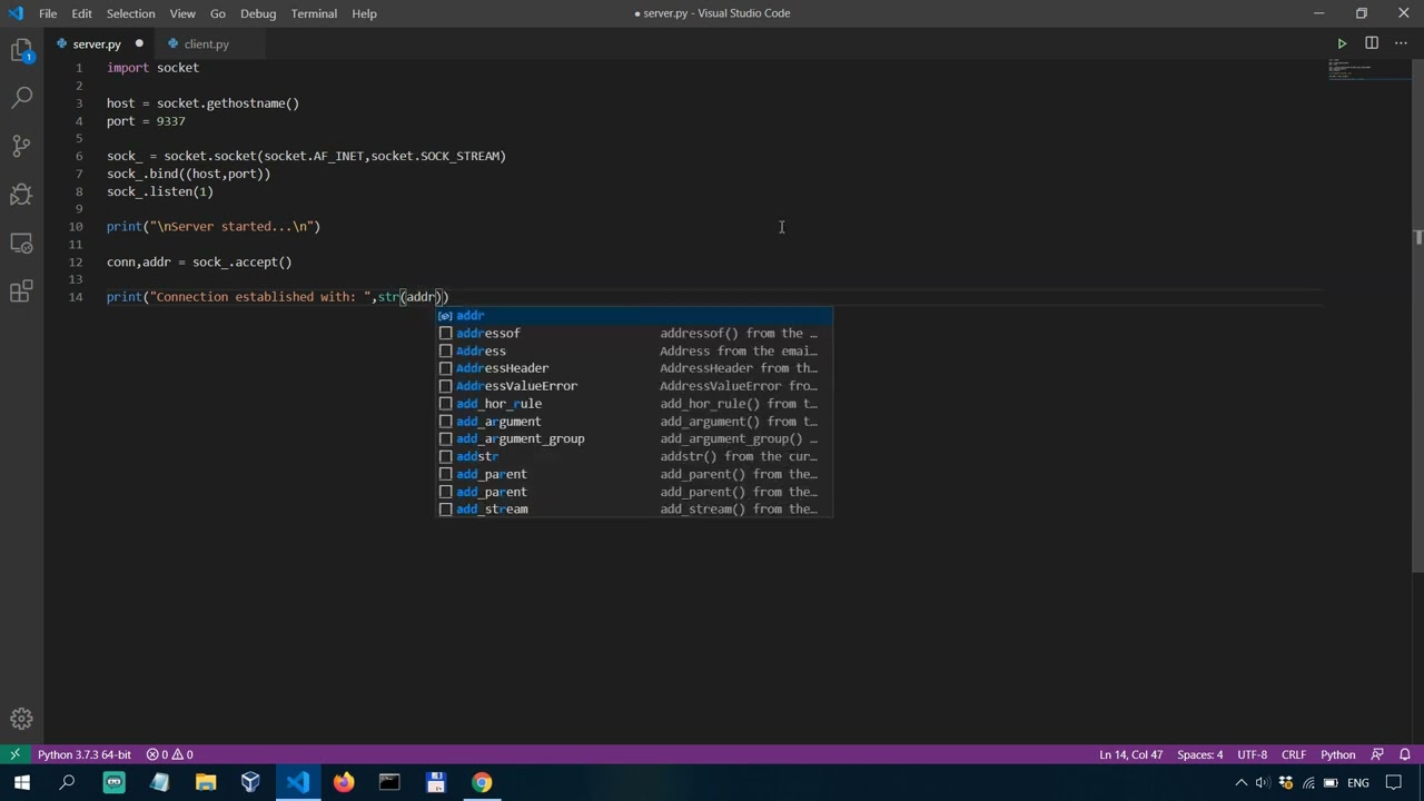 Python for Pentesters II - 4 - The Socket Module for Network Communication - A TCP Server Client