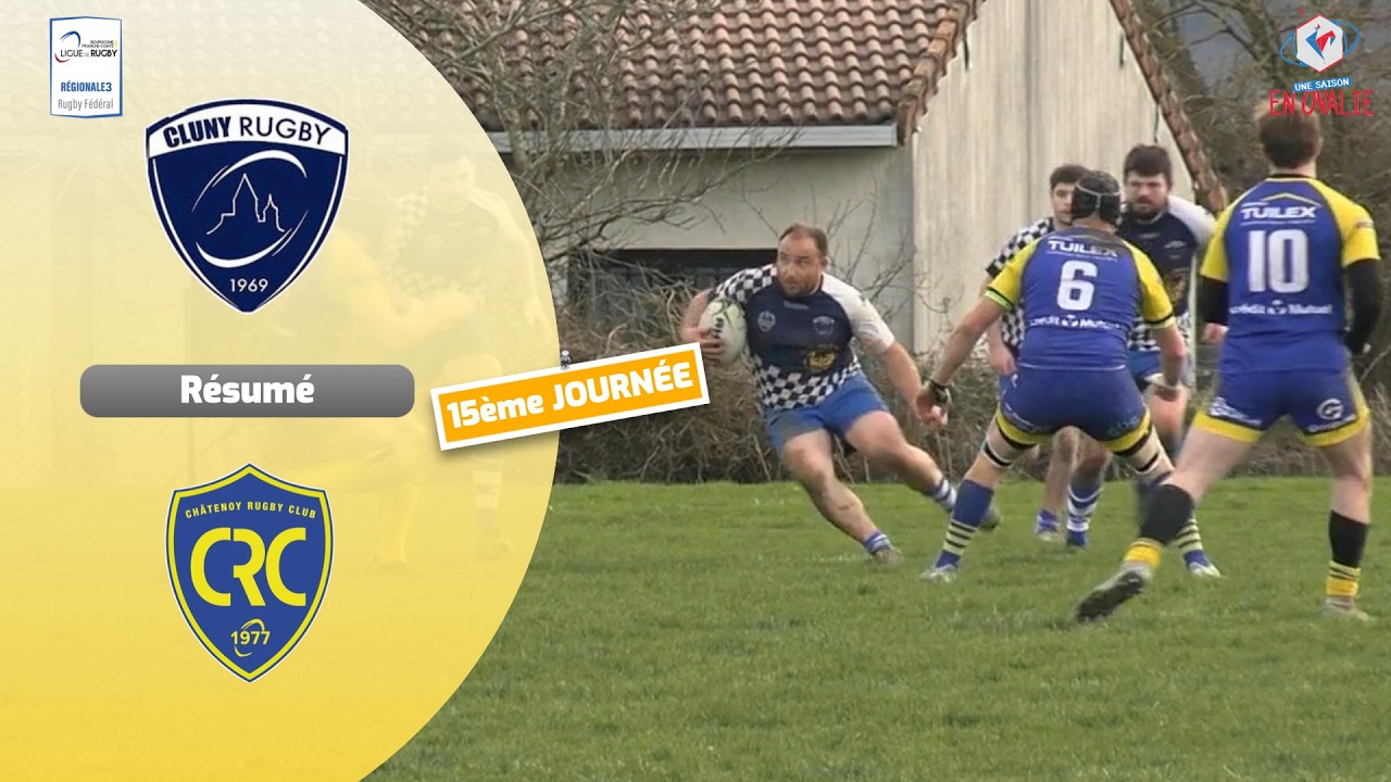 Résumé  US Cluny Rugby vs Chatenoy Rugby Club