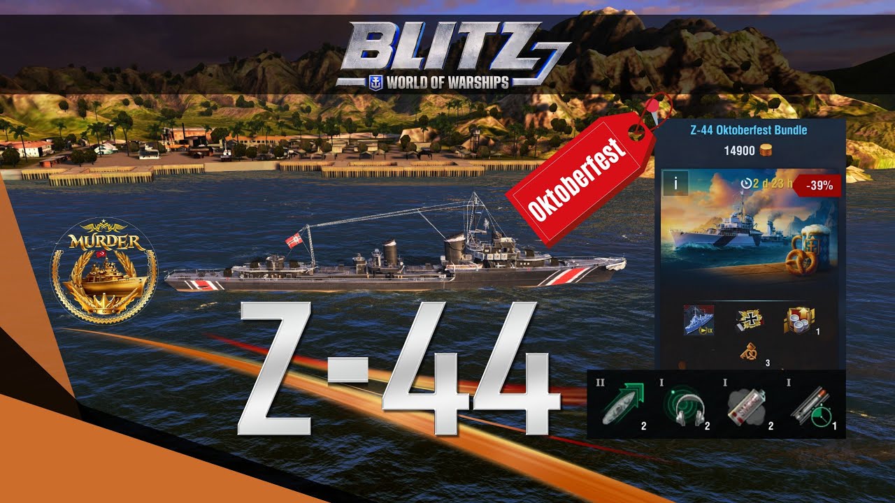 World of Warship Blitz &bull; Z-44
