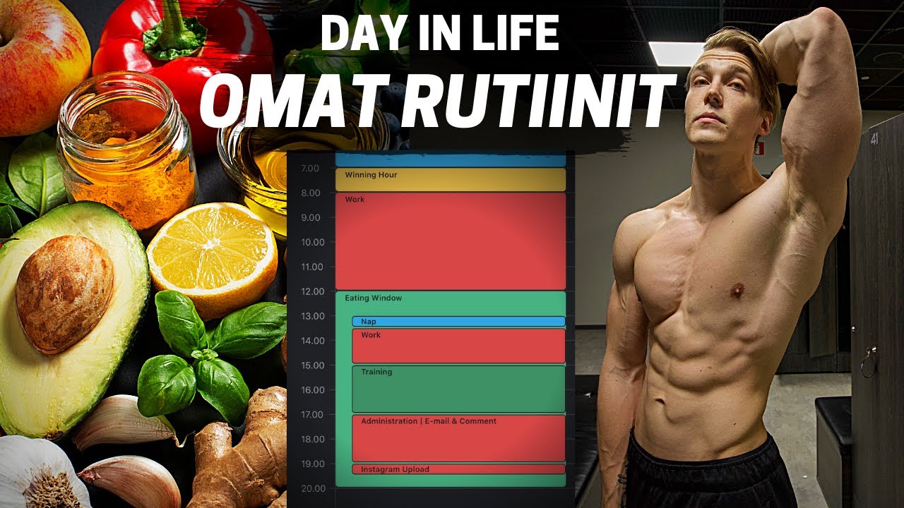 Day in the Life: rutiinit, ruoka, treeni, tavat ja ty&ouml;t (7AM - 10PM)!