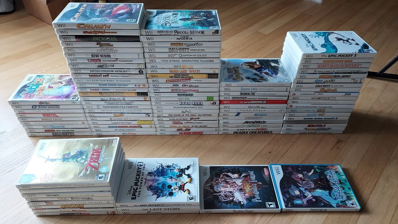 My Wii Collection As Of 10/20/2021