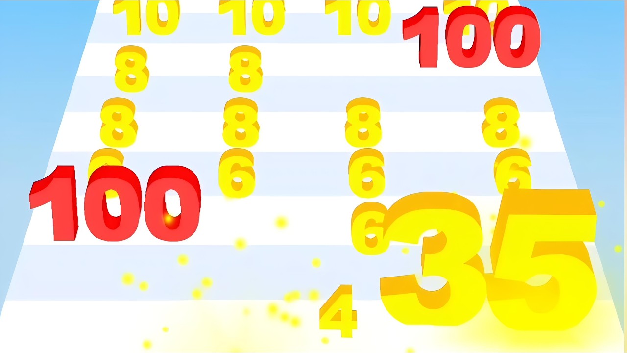 Number Rush 2048 Challenge - the best aura of satisfying numbers collection in this ASMR run