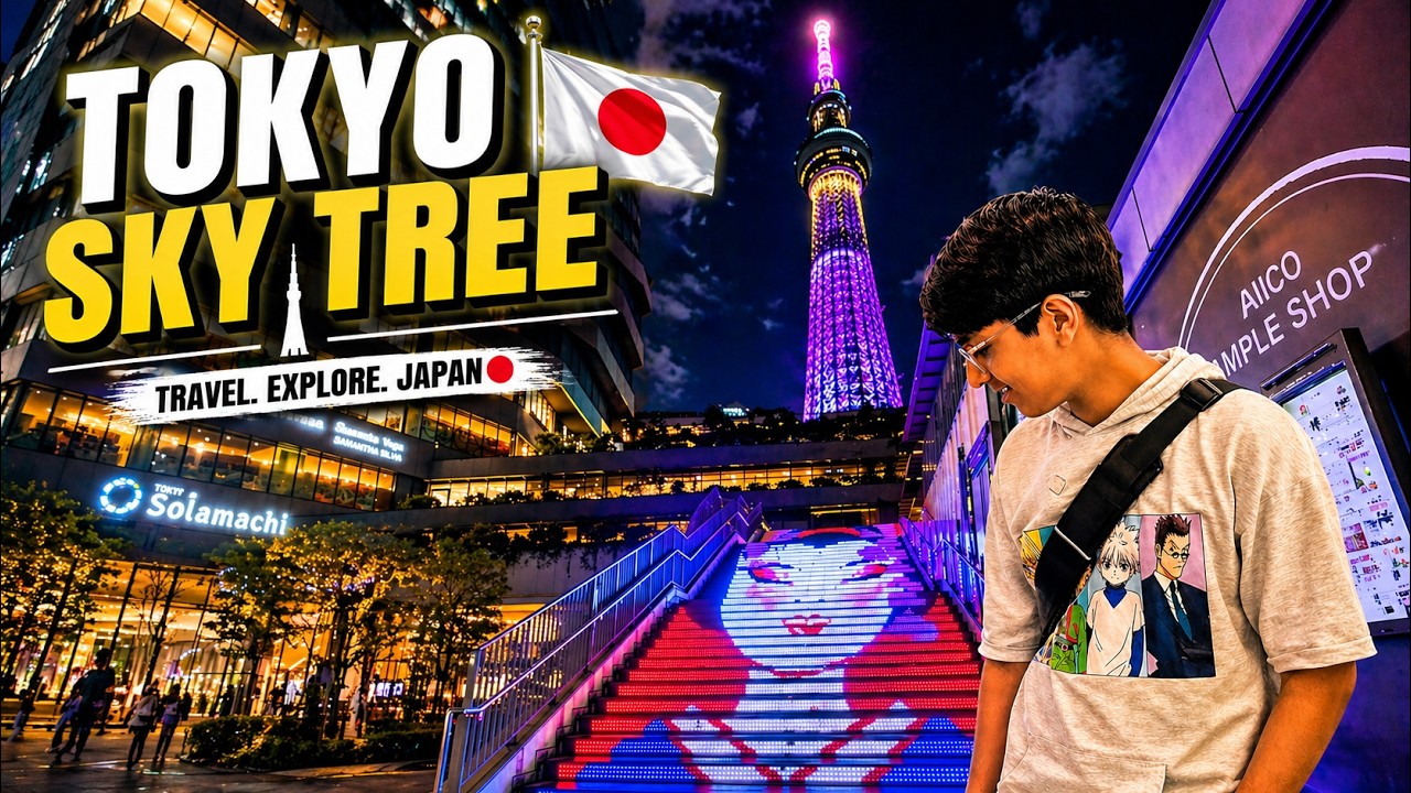 SKY TREE TOKYO JAPAN | TOKYO Solamachi complex | POKEMON Store | TOBU Rail