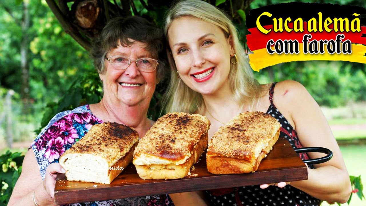 RECEITA DE CUCA ALEMÃ TRADICIONAL RIO GRANDE DO SUL