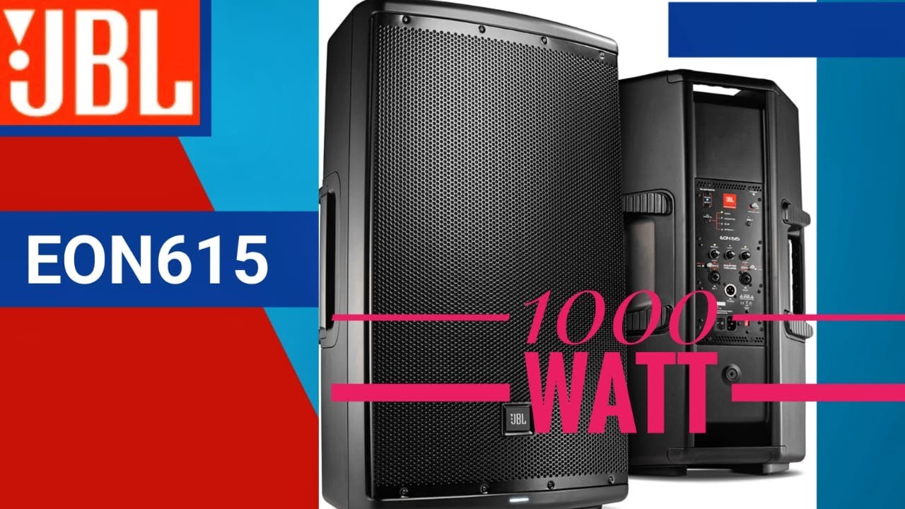 PARTY SINGING SPEAKER I JBL EON615 1000 WATT ACTIVE SPEAKER I STAGE MONITOR