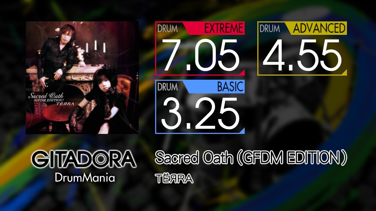【GITADORA】 Sacred Oath (GFDM EDITION) (EXTREME ~ BASIC) Drum