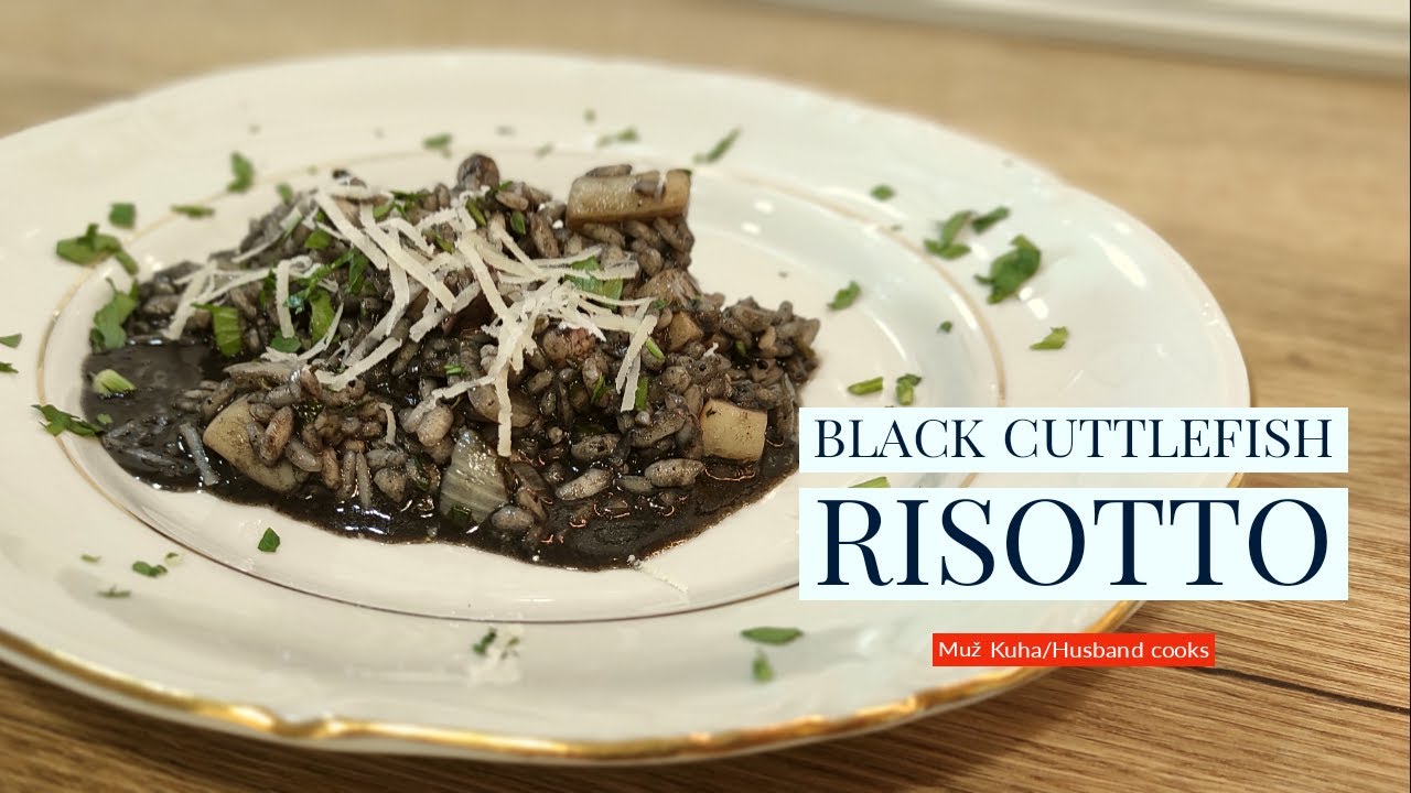 Cuttlefish Black Risotto - How to clean  -  and properly cook - risotto al nero di seppia